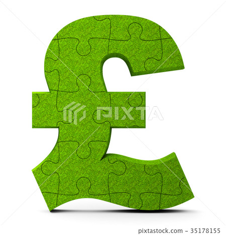 Green puzzle pound sign Green puzzle pound sign 35178155