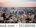 Bangkok cityscape aerial view 35180098