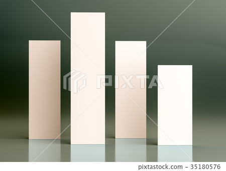 Infographic design template. 3D Illustration 35180576