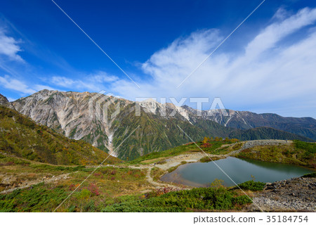Nagano Northern Alps Hakuba Miyama and Happo Pond Fall 35184754