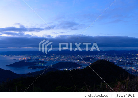 Night view of Hiroshima View from picture Shimoyama 35184961