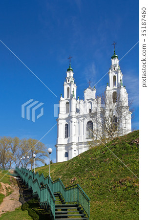 stairs to Saint Sophia Cathedral Polotsk, Vitebsk stairs to Saint Sophia Cathedral Polotsk, Vitebsk 35187460