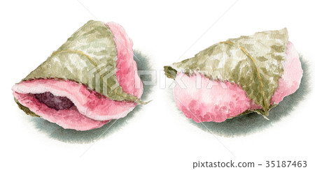 兩種類型的櫻桃三文魚 兩種類型的櫻桃三文魚 35187463