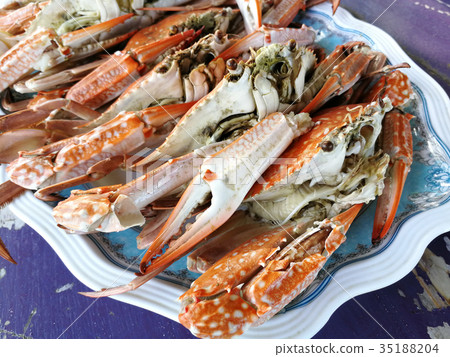 stream crabs on the plate stream crabs on the plate 35188204