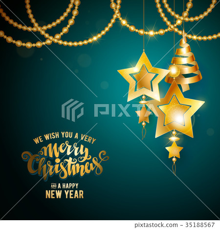 Merry Christmas gold Merry Christmas gold 35188567