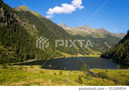 Alpine mountain lake Riesachsee in Austria 35189954