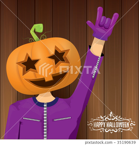 vector Happy halloween creative hipster party vector Happy halloween creative hipster party 35190639