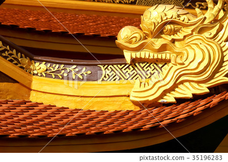 The decoration of the temple in Asia 35196283