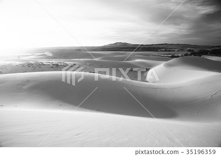 Sand mountains in the deser Sand mountains in the deser 35196359