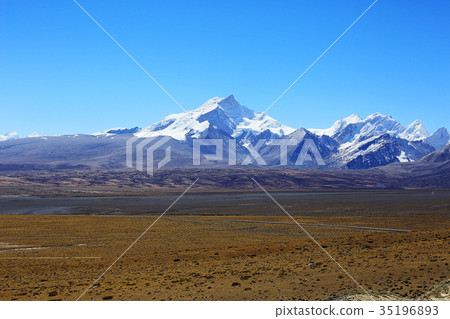 mountain landscape of the cliff in the Himalayas mountain landscape of the cliff in the Himalayas 35196893