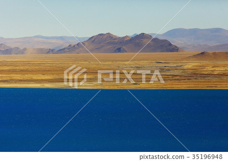 sacred lake in tibet landscape sacred lake in tibet landscape 35196948