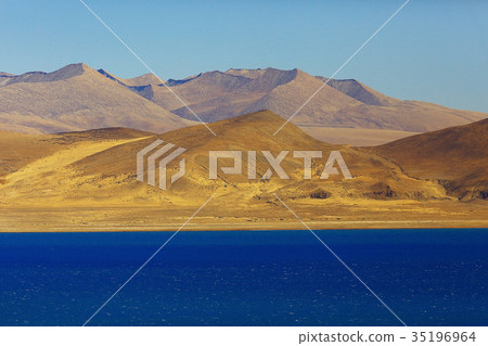 sacred lake in tibet landscape sacred lake in tibet landscape 35196964