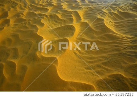 Texture sand in the desert 35197235
