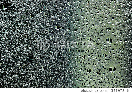 texture of a drop of rain on a glass wet transparent background texture of a drop of rain on a glass wet transparent background 35197846