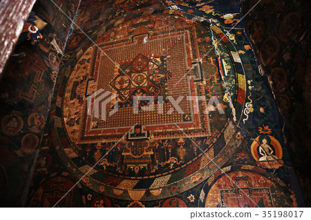 in a Buddhist monastery in Tibet in a Buddhist monastery in Tibet 35198017