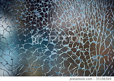 cracks on glass texture broken glass transparent cracks on glass texture broken glass transparent 35198369