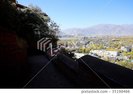 city view in Tibet china city view in Tibet china 35198466
