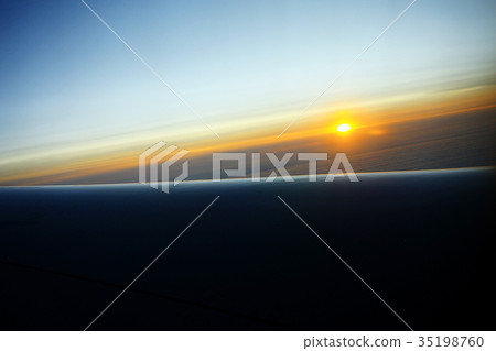 view from the height of the aircraft view from the height of the aircraft 35198760