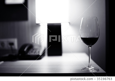 restaurant table wine serving 35198763