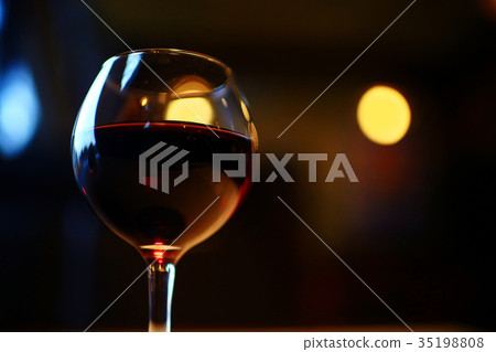 glass restaurant table wine serving glass restaurant table wine serving 35198808