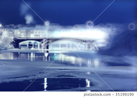 night cityscape Russia 35199190