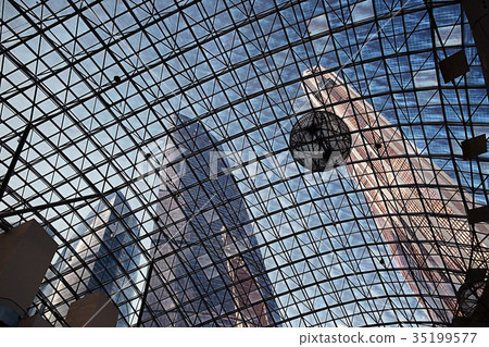 lattice view skyscraper city abstract lattice view skyscraper city abstract 35199577