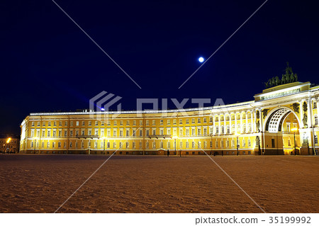 European beautiful city at night 35199992