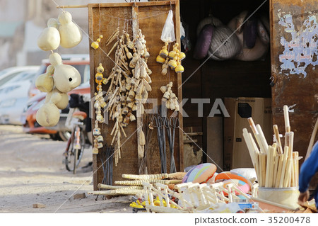 Chinese souvenir shop in Tibet 35200478