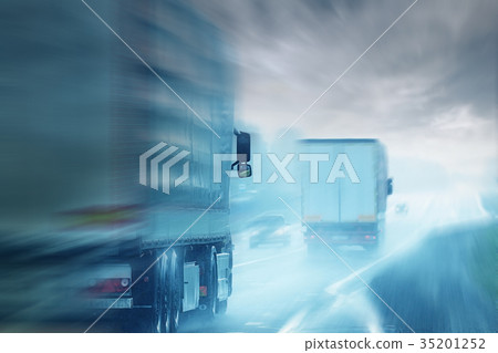 Trucks road logistic sky traffic 35201252