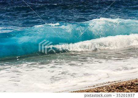 Closeup of beautiful wave Closeup of beautiful wave 35201937