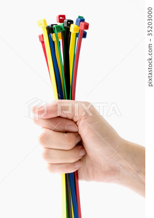 Cable ties Colorful cable on hand Cable ties Colorful cable on hand 35203000