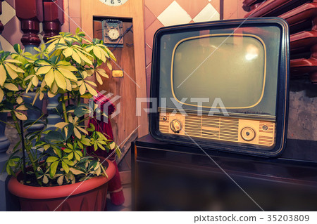 Old vintage tube TV Old vintage tube TV 35203809