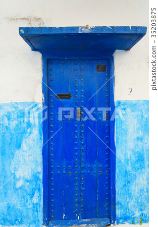 Traditional old door in Kasbah of the Udayas Rabat Traditional old door in Kasbah of the Udayas Rabat 35203875