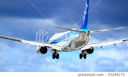 大阪國際機場飛機著陸姿勢 35204171