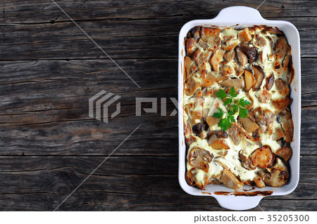 stewed wild Mushrooms in Sour Cream stewed wild Mushrooms in Sour Cream 35205300