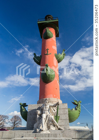 Rostral column on the Spit of Vasilyevsky Island 35206473