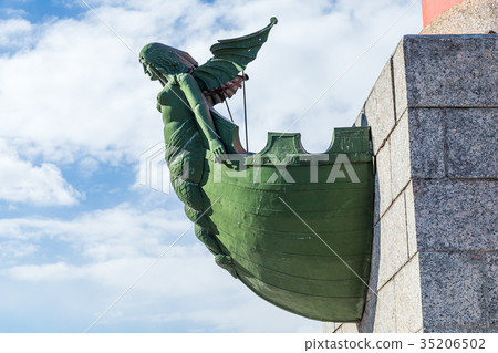 Rostral column on the Spit of Vasilyevsky Island 35206502