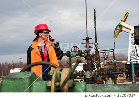 Oil and gas industry engineer. Oil and gas industry engineer. 35207034
