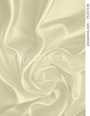 Smooth elegant golden silk or satin luxury cloth  35207136