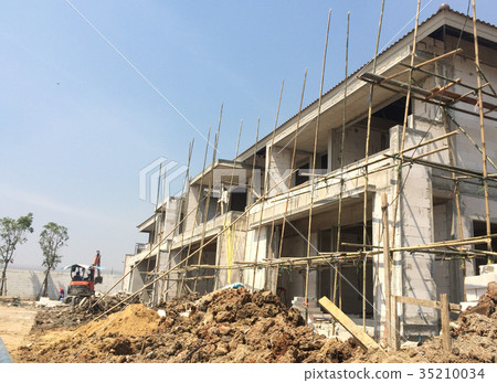 Construction of a residential area Construction of a residential area 35210034