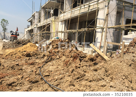 Construction of a residential area Construction of a residential area 35210035