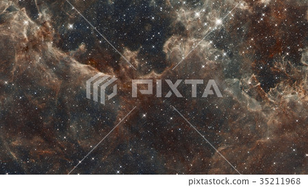 Colorful space nebula with stars. Elements of this 35211968