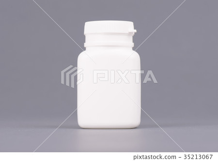 Blank big size medicine white plastic packaging Blank big size medicine white plastic packaging 35213067
