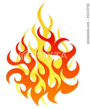Vector fire design element Vector fire design element 35213738