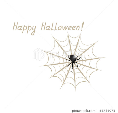 Happy halloween greeting card. Holiday background Happy halloween greeting card. Holiday background 35214973