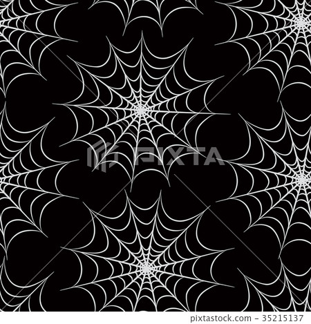 Happy Halloween tiled pattern Holiday background 35215137