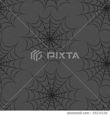 Happy Halloween tiled pattern Holiday background 35215138
