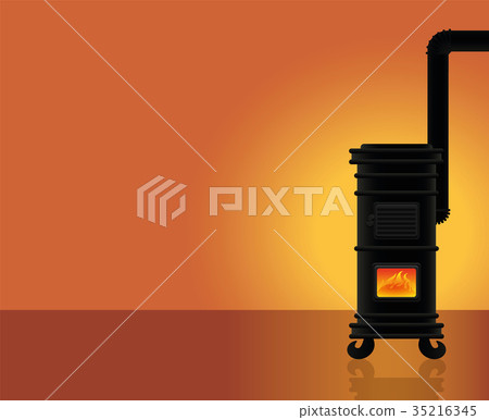 Cosy Warmth Heated Room Cast Iron Stove Cosy Warmth Heated Room Cast Iron Stove 35216345