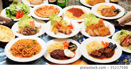 Western food set 35217598