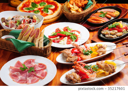 Western food set 35217601